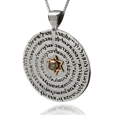 Wheel Necklace - 72 names of GOD Kabbalah Necklace